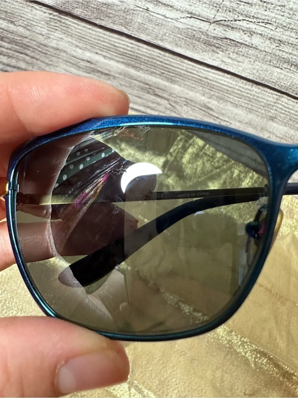 Tory Burch Women’s Blue Frame Sunglasses NO CASE